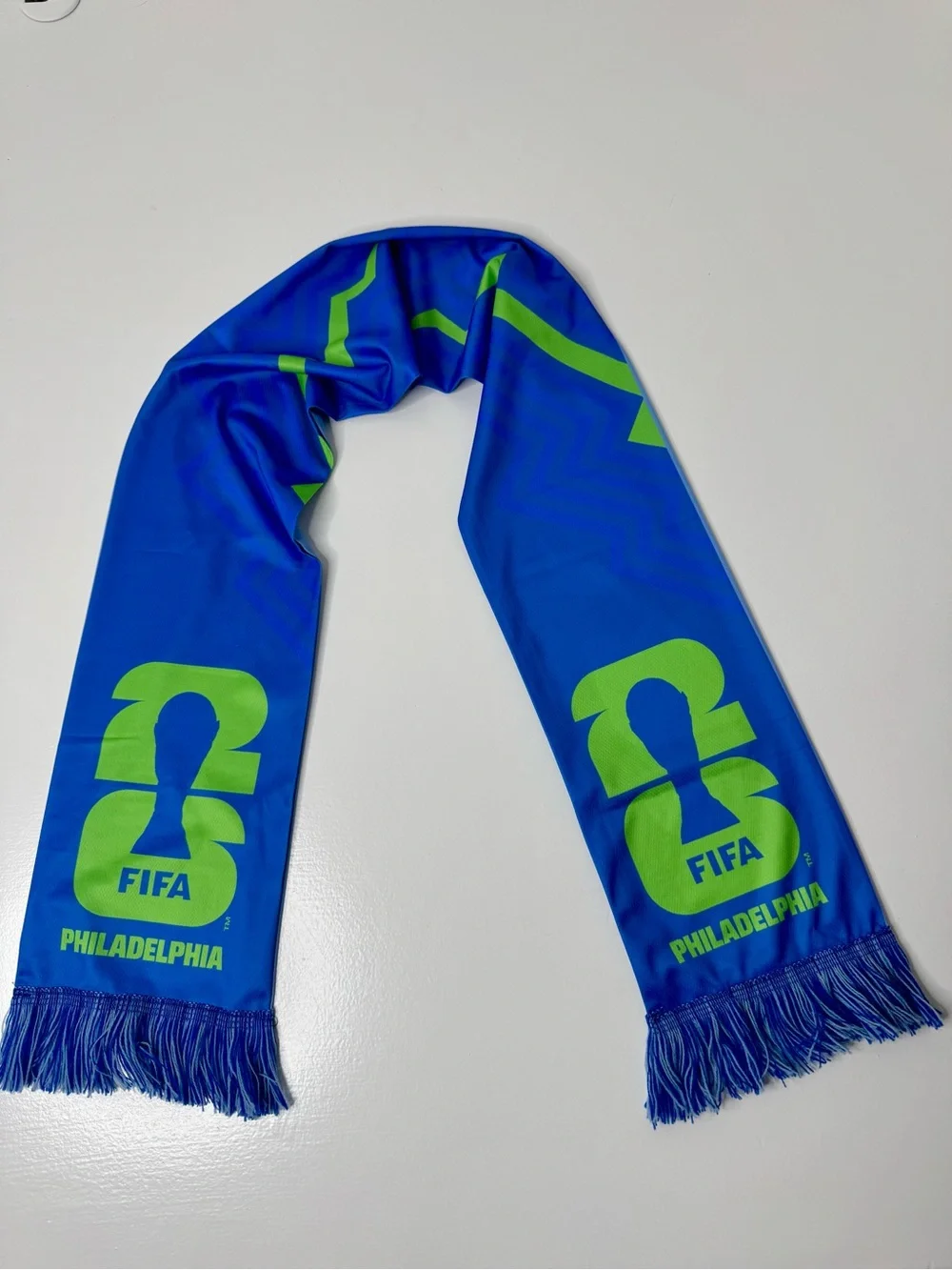 FIFA Philadelphia Blue & Lime Fan Scarf